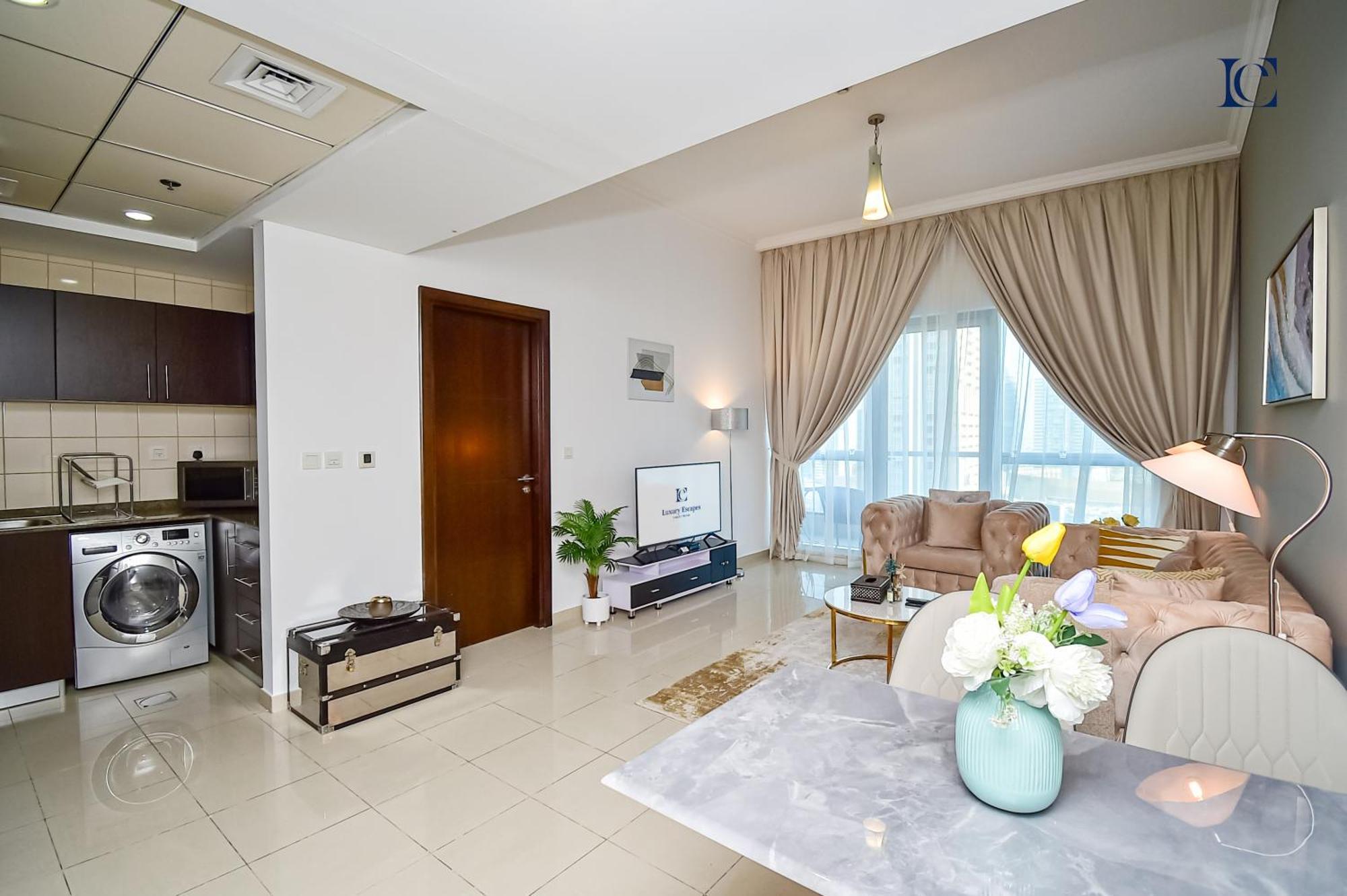 Luxury Escapes - 1Br Home With Stunning Marina View - Bay Central Marina Дубай Екстериор снимка