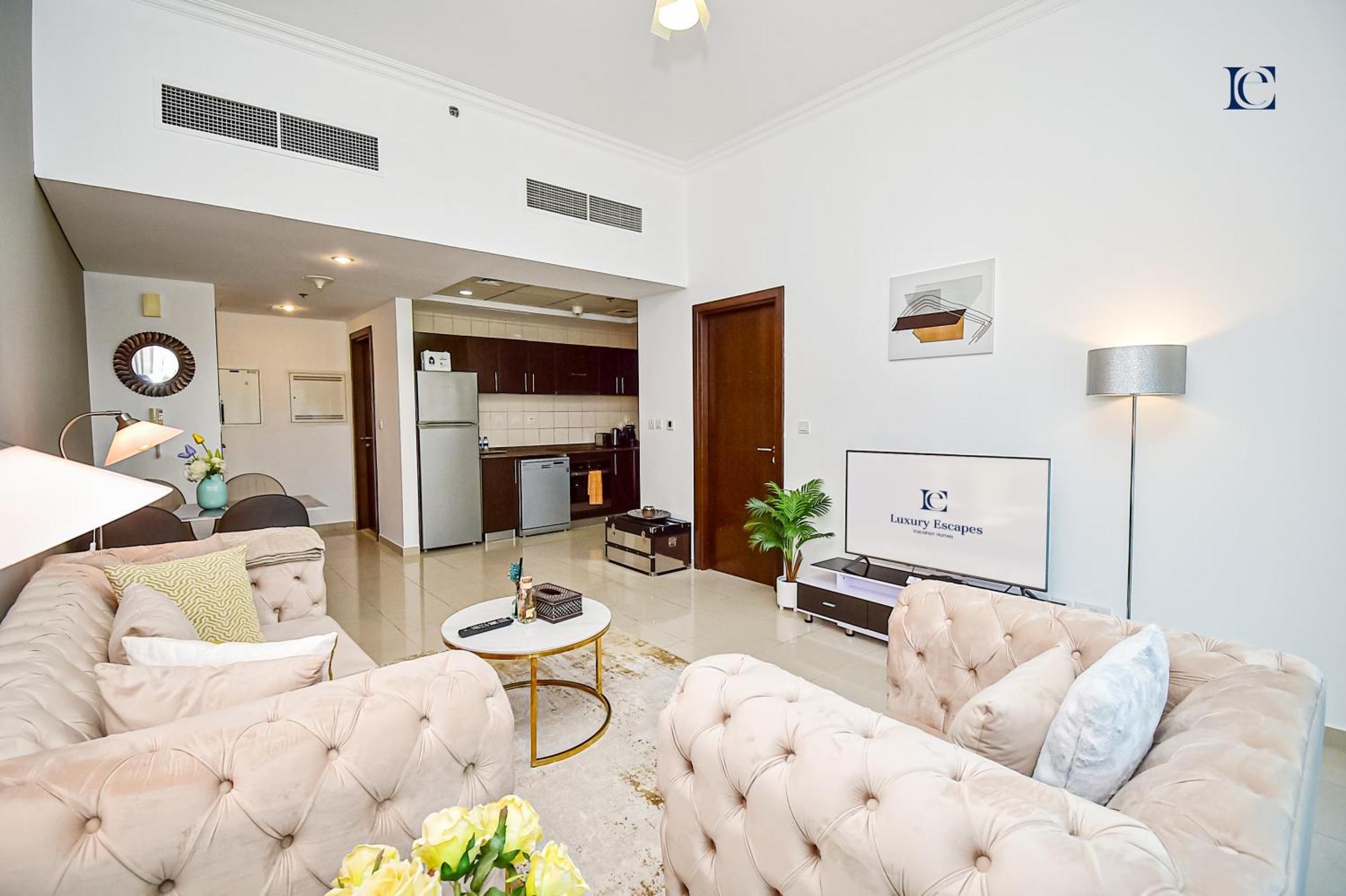 Luxury Escapes - 1Br Home With Stunning Marina View - Bay Central Marina Дубай Екстериор снимка